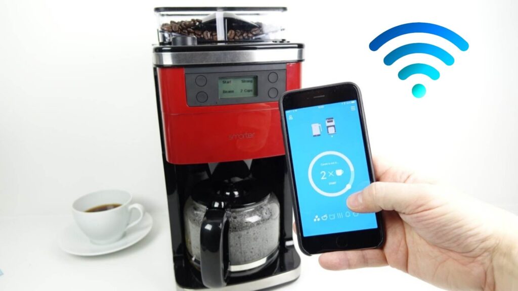 Smart coffee machine with WiFi_